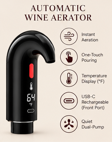 One-Touch Wine Aerator